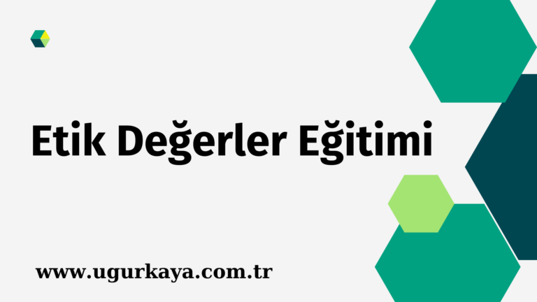 Etik Değerler